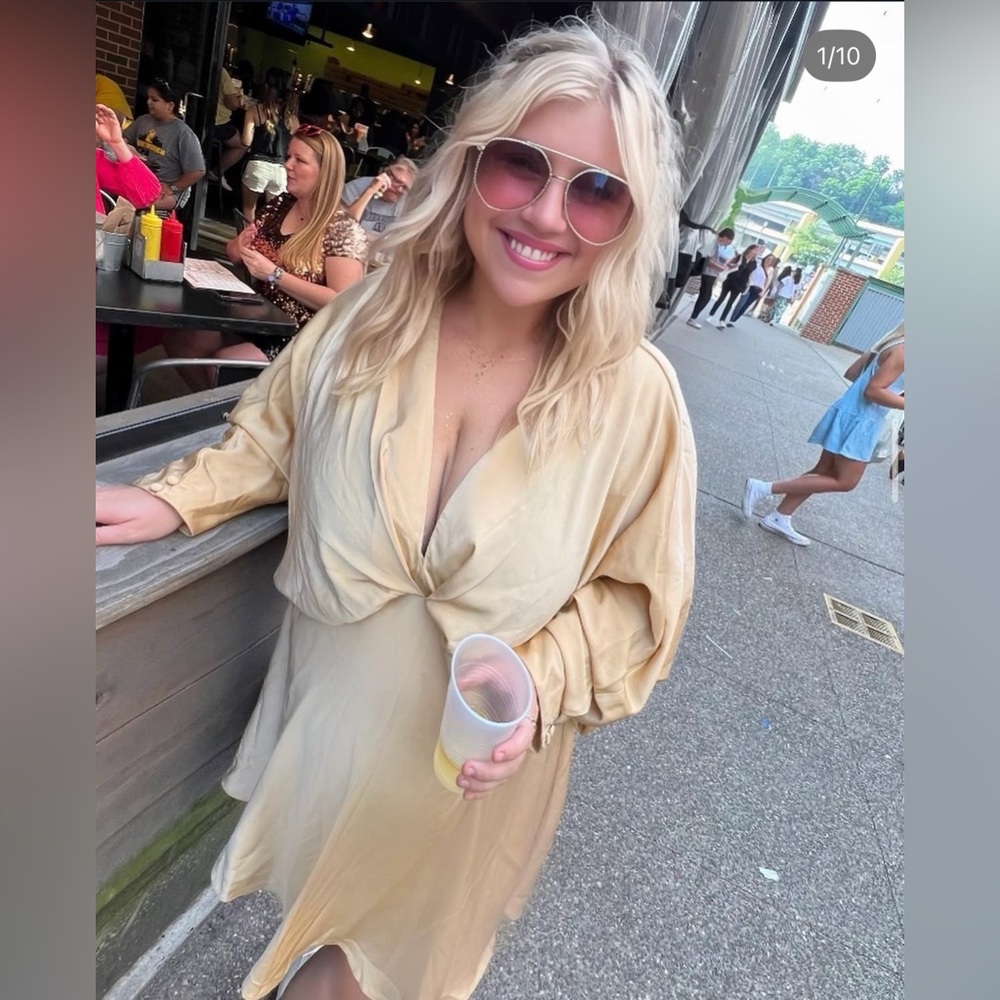 Gold ASOS Mini Dress